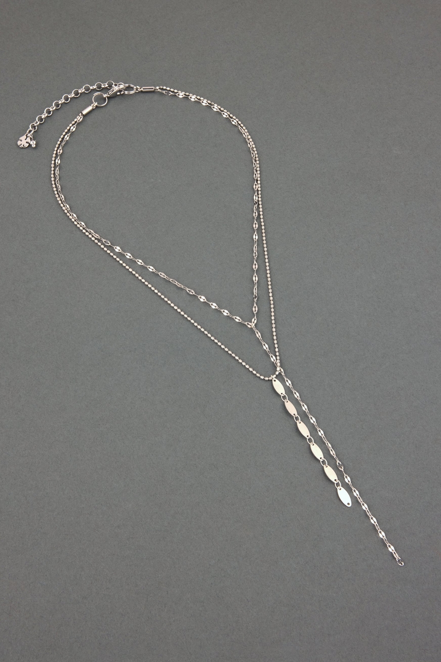 delicate layer chain necklace